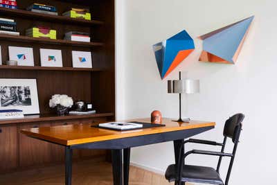  Modern Office and Study. A Townhouse for Art Obsessives by GACHOT.