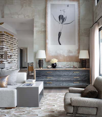  Modern Family Home Living Room. House Beautiful by Lucinda Loya Interiors.