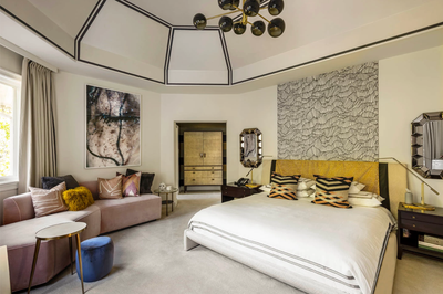  Eclectic Family Home Bedroom. Saddlebranch II by Lucinda Loya Interiors.