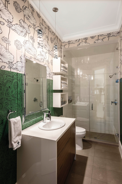 Eclectic Bathroom. Saddlebranch II by Lucinda Loya Interiors.