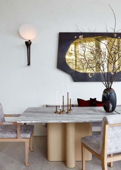  Transitional Apartment Dining Room. LEROY STREET RESIDENCE by William McIntosh Design.