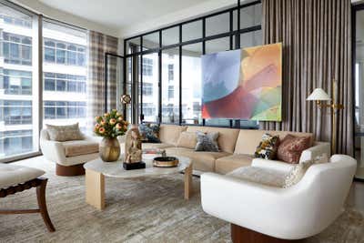  Modern Apartment Living Room. LEROY STREET RESIDENCE by William McIntosh Design.