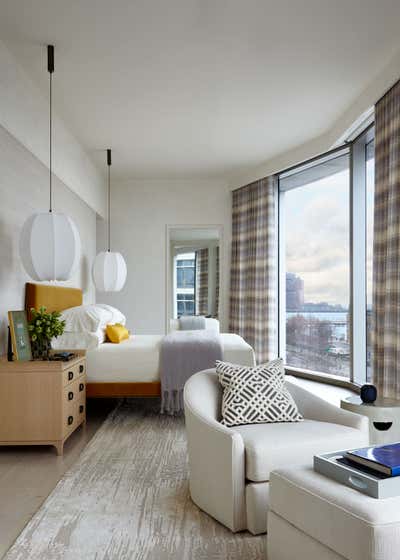  Modern Transitional Apartment Bedroom. LEROY STREET RESIDENCE by William McIntosh Design.