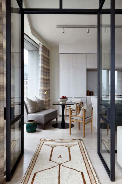  Modern Transitional Apartment Kitchen. LEROY STREET RESIDENCE by William McIntosh Design.