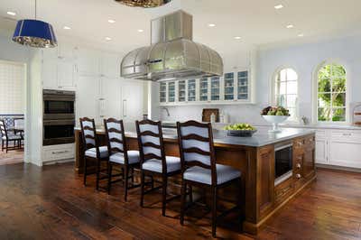  Coastal French Family Home Kitchen. Palm Beach Estate by Sherrill Canet Interiors.
