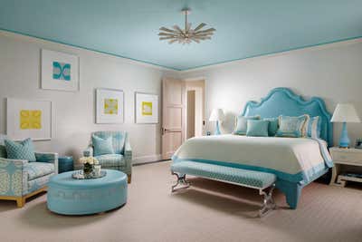  Traditional Family Home Bedroom. Palm Beach Estate by Sherrill Canet Interiors.