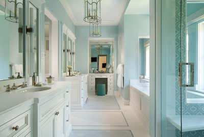  Coastal Family Home Bathroom. Palm Beach Estate by Sherrill Canet Interiors.