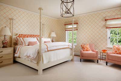  French Family Home Bedroom. Palm Beach Estate by Sherrill Canet Interiors.