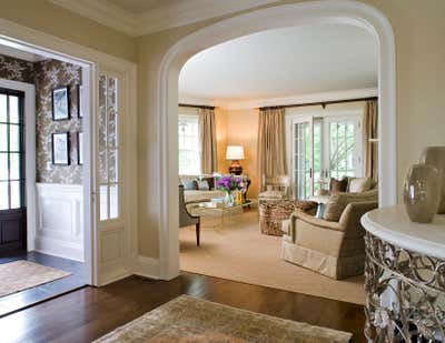  English Country Country House Entry and Hall. Locust Valley Estate by Sherrill Canet Interiors.