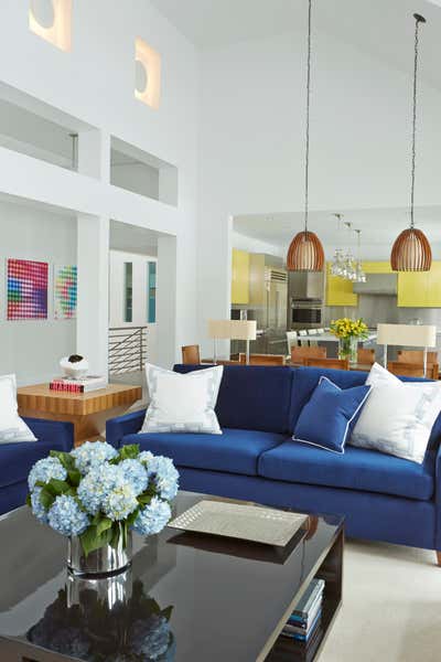 Contemporary Open Plan. Old Brookville Estate by Sherrill Canet Interiors.