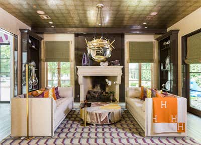  Art Deco Family Home Living Room. Timberwilde by Lucinda Loya Interiors.