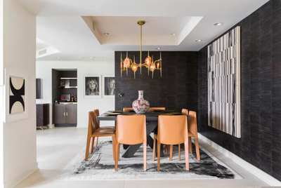  Modern Family Home Dining Room. Greenway by Lucinda Loya Interiors.