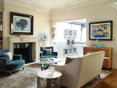  Modern Family Home Living Room. West London Townhouse by Stone Hollond.