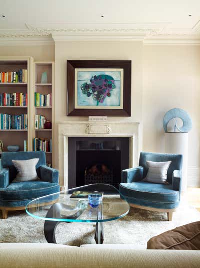  Contemporary Family Home Living Room. West London Townhouse by Stone Hollond.