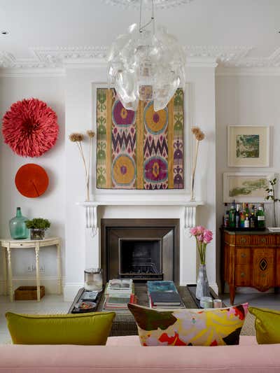  Contemporary Eclectic Living Room. West London Home  by Stone Hollond.