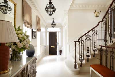 Contemporary Lobby and Reception. A London Townhouse by Stewart Manger Interior Design .