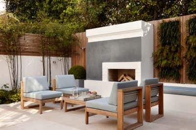 Contemporary Family Home Patio and Deck. A London Townhouse by Stewart Manger Interior Design .
