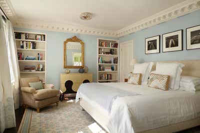  Transitional Family Home Bedroom. A London Townhouse by Stewart Manger Interior Design .