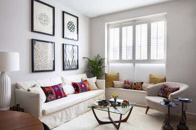  Contemporary Eclectic Family Home Living Room. Munro Mews by Stone Hollond.