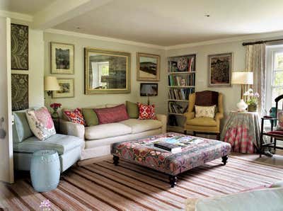  Eclectic Living Room. Dorset Country House by Stone Hollond.