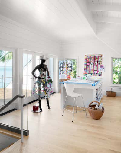  Contemporary Beach House Office and Study. Beachside Joie de Vivre by Jamie Merida Interiors.