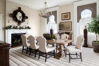  Country Country House Dining Room. Christmas in the Country by Jamie Merida Interiors.