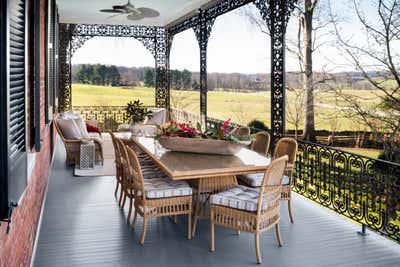  Farmhouse Country Country House Patio and Deck. Christmas in the Country by Jamie Merida Interiors.