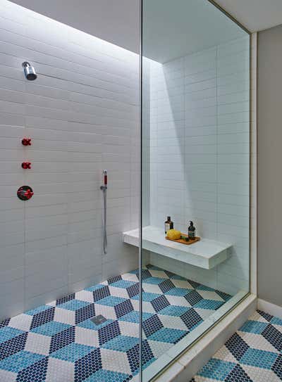 Modern Bathroom. Wicker Park Triplex by Studio Gild.