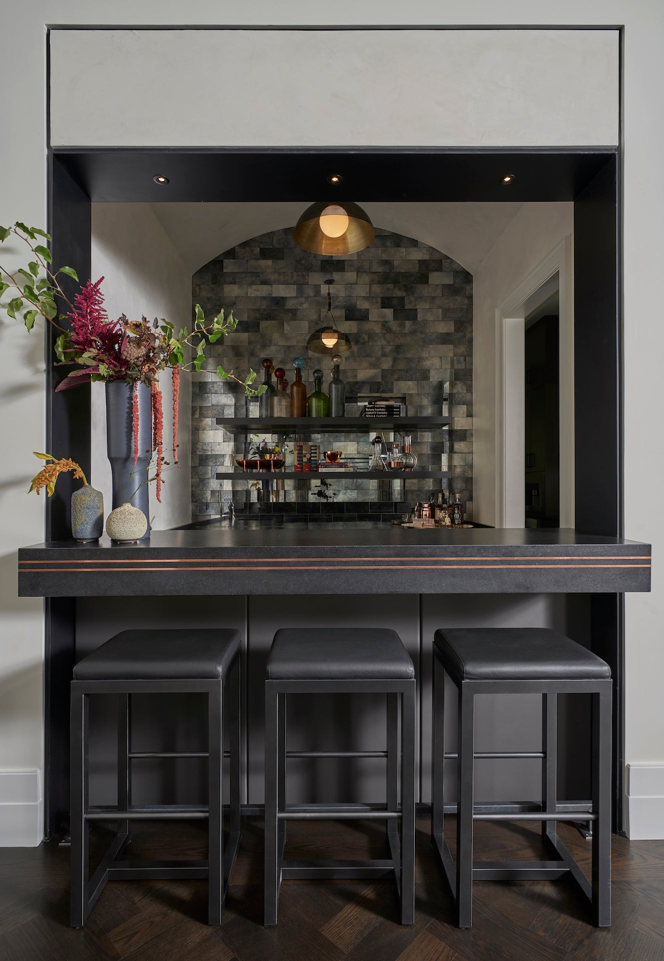 Contemporary Bar and Game Room