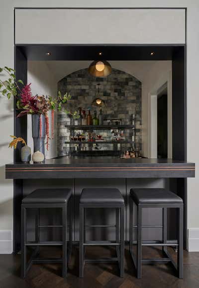  Transitional Family Home Bar and Game Room. Lincoln Park II by Studio Gild.