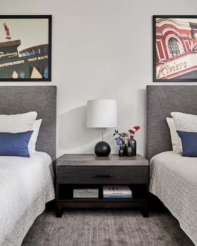  Transitional Modern Family Home Bedroom. Lincoln Park II by Studio Gild.