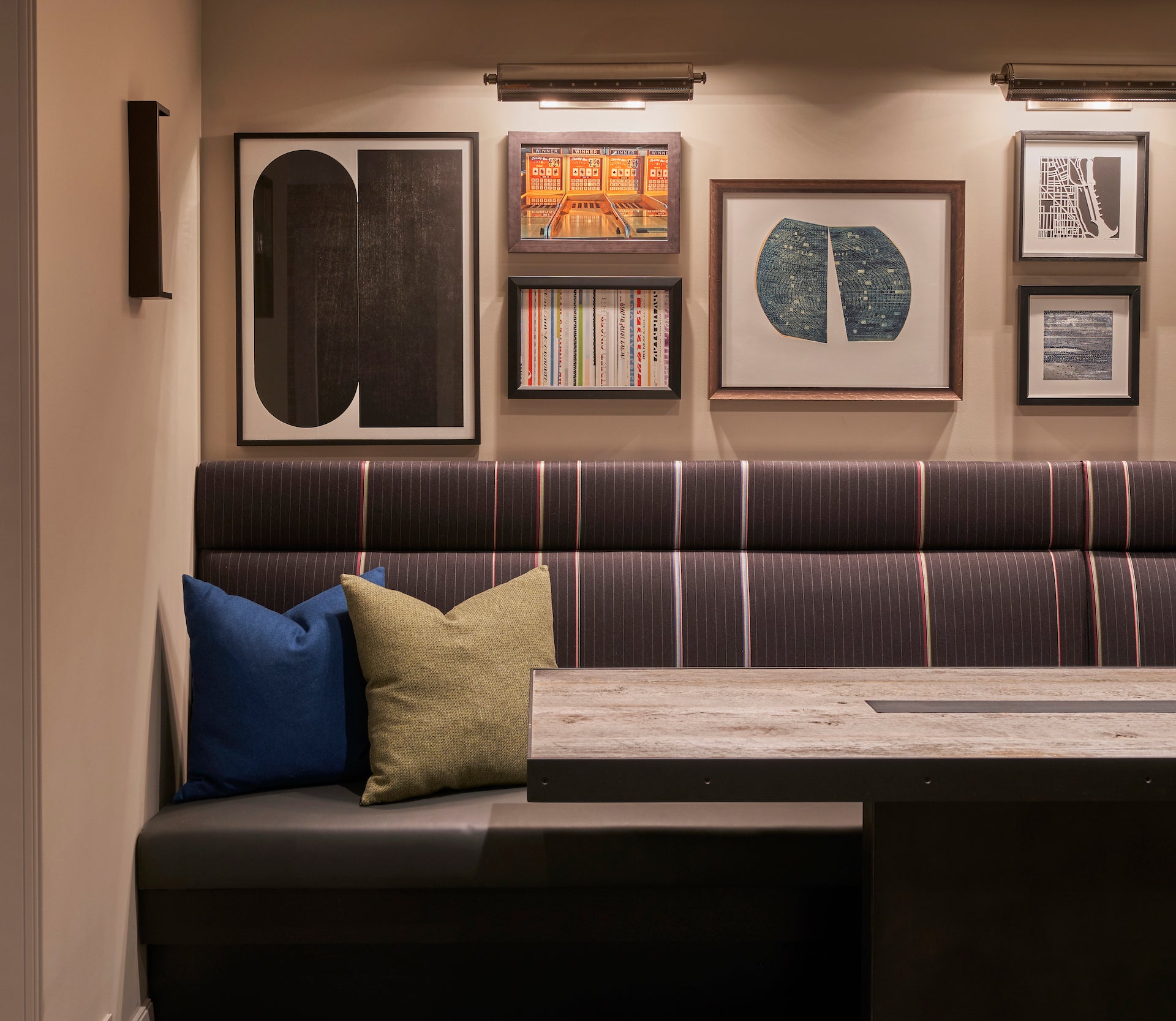 Contemporary Bar and Game Room