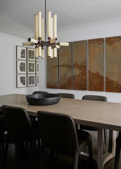  Contemporary Modern Vacation Home Dining Room. Lincoln Park Pied-a-Terre by Studio Gild.