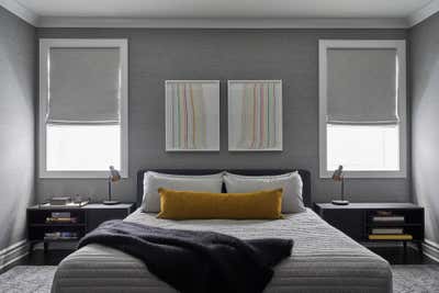  Contemporary Modern Vacation Home Bedroom. Lincoln Park Pied-a-Terre by Studio Gild.