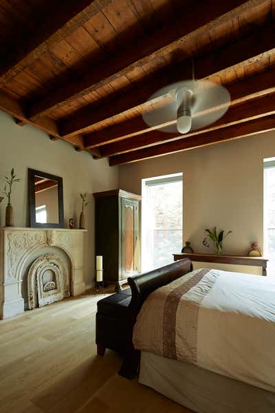  Rustic Family Home Bedroom. Brownstone Gut Renovation and Addition by Sarah Jefferys Architecture + Interiors.