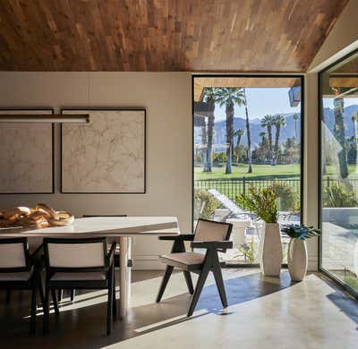  Modern Vacation Home Dining Room. Palm Springs by Studio Gild.
