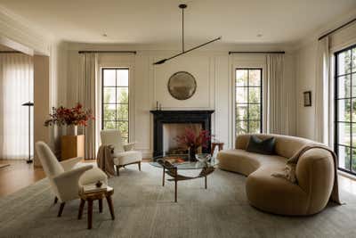  Eclectic Living Room. Jarratt Ave. by Christina Cole and Co..
