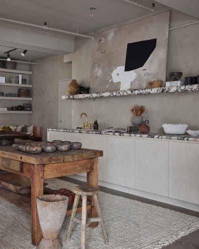  Rustic Retail Kitchen. Studio Project by Montana Labelle Design.