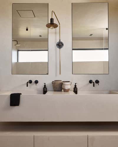  Minimalist Family Home Bathroom. Briar Hill Project by Montana Labelle Design.