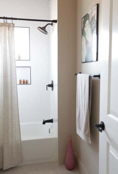  Modern Mixed Use Bathroom. Woodland Hills Showhouse by The Luster Kind.