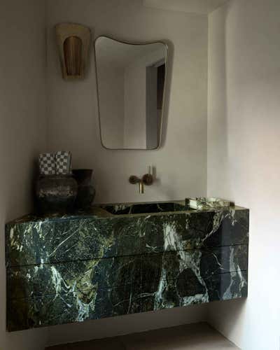  Organic Bathroom. Pears Project by Montana Labelle Design.