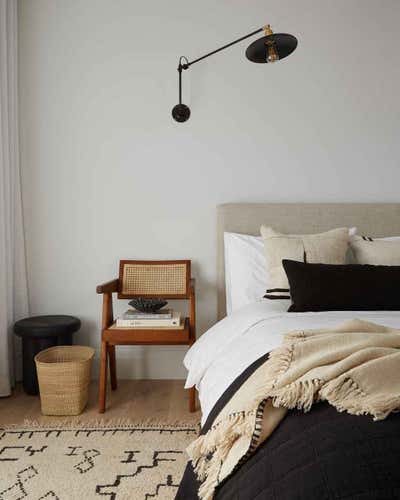  Minimalist Organic Family Home Bedroom. Briar Hill Project by Montana Labelle Design.