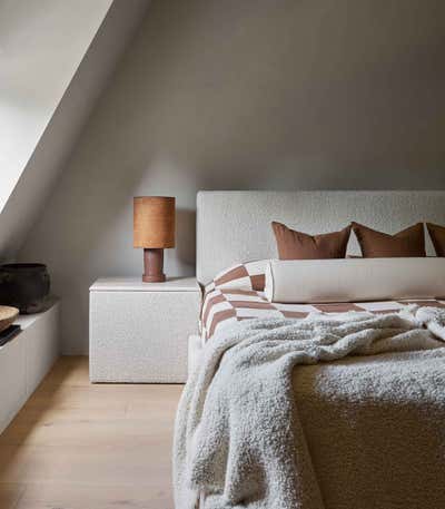  Minimalist Rustic Family Home Bedroom. Pears Project by Montana Labelle Design.