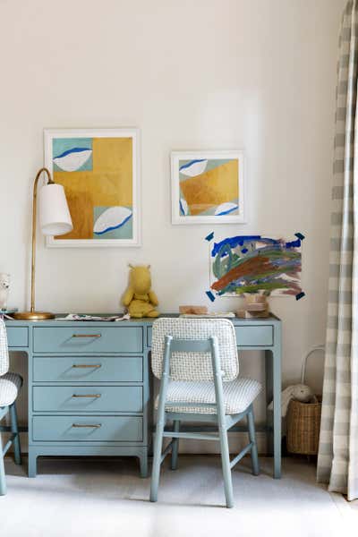  Eclectic Family Home Children's Room. Mandeville Canyon by Caroline Davis.