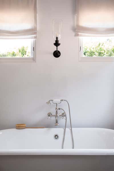  Eclectic Family Home Bathroom. Mandeville Canyon by Caroline Davis.