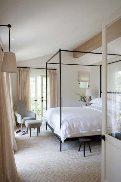  Eclectic Family Home Bedroom. Mandeville Canyon by Caroline Davis.