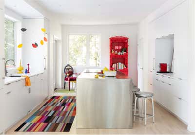  Contemporary Family Home Kitchen. Color-blocked House by THESIS Studio Architecture.