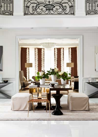  Transitional Family Home Entry and Hall. Bridle Path by Elizabeth Metcalfe Design.