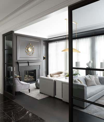  Transitional Family Home Living Room. Gordon Woods by Elizabeth Metcalfe Design.