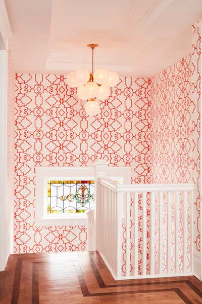  Moroccan Family Home Entry and Hall. Ditmas Park Victorian Craftsman Bungalow by Keita Turner Design.